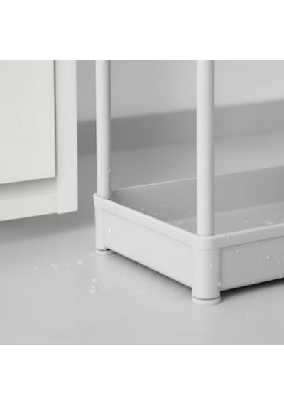 Ayrex 2 Katlı Antrasit Banyo Ve Mutfak Tezgah Üstü Düzenleyici Raf Çok Amaçlı Plastik Organizer, Baharatlık, Diğer