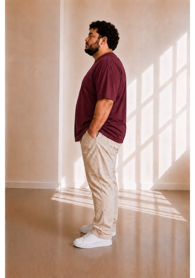 Sngl Tekstil Erkek Büyük Beden Oversize Kısa Kollu T-shirt 3xl 4xl 5xl 6xl 7xl 8xl Vişne Çürüğü