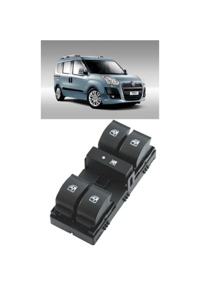 Fıat Doblo III 2010 Sonr Cam Açma Düğmesi Sürücü Tarafı 735498686