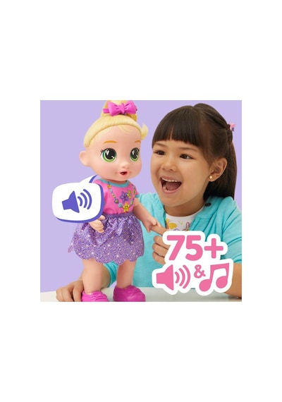 Baby Alive 35 Cm Bebek Büyüyor Temalı 50 Farklı Ses Çıkaran İnteraktif Bebek Ve Büyüme Aksesuarları 10