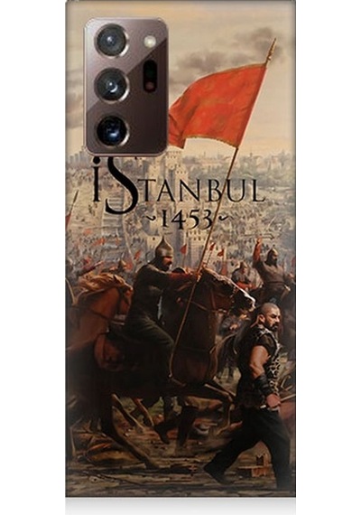 Samsung Galaxy Note 20 Ultra Uyumlu İstanbul'un Fethi Desenli Silikon Kılıf