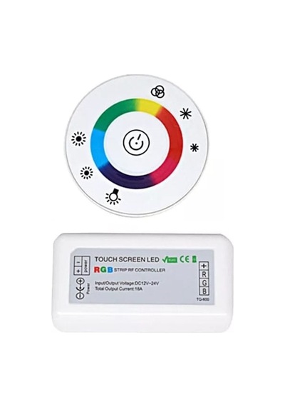 Rgb Led Dokunmatik (Touch) Rf Kumanda+Kontrol Paneli 12V-24V-18A