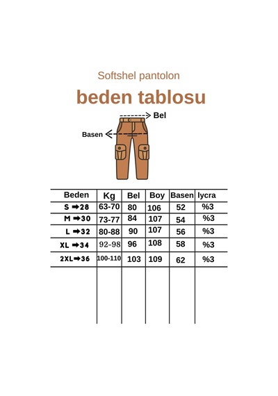 Nikbin Taktik Outdoor Pantolon Softshell Içi Polarlı Su, Rüzgar Geçirmez Kışlık -antrasit Antrasit