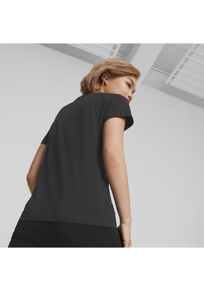 Puma 84830351 Ess+ Metallic Logo Tee Kadın Tişört 001