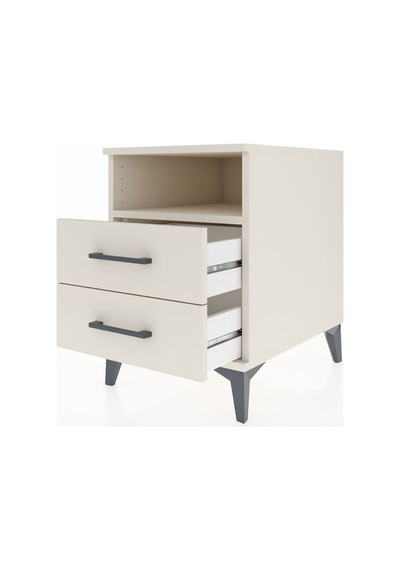 Kronos Komodin Tek Raflı 2 Çekmeceli 44x59x64 Aytaşı-aytaşı Aytaşı