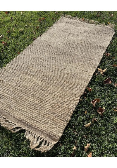 Eko Halı Echo Jüt Ech 02 Natural Dekoratif Jüt Kilim Naturel Bej
