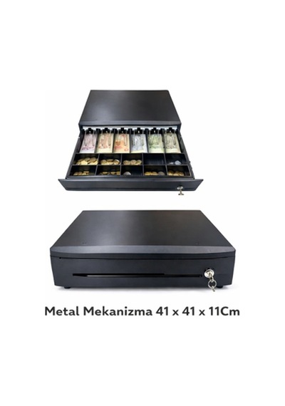 Nexpay Cm Para Çekmecesi 5 Gözlü Metal Alt Tabla 41 X 41 X 11 Cm