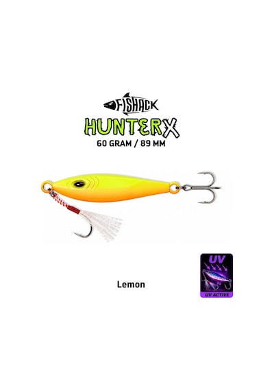 Metal Jig Yem - Fishack Hunterx - 60g 89mm - Renk Green Mackerel