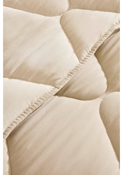 Kaşmir Home Mia Aloevera Tek Kişilik Yorgan Bej Bej
