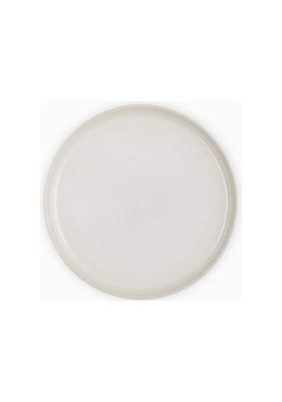 Le Creuset Coupe Kahvaltı Tabağı Modern Seramik Tasarım 22 Cm Krem
