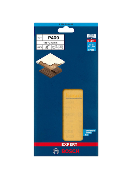 Bosch Expert C470 115 X 230 Mm 10'lu 400 Kum Zımpara Kağıdı 2608900866