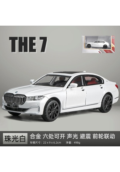 Forestbird1:24 Bmw 7 Serisi The 7 Lüks Araba - Beyaz