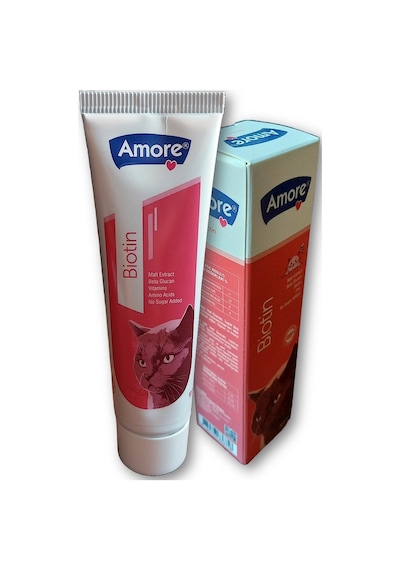 Amore Biotin Kedi Malt Paste Çinko D Biyotin 100 ML