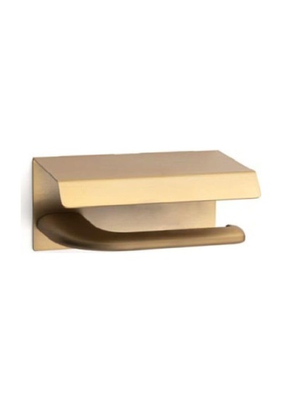 Dorado Kapaklı Tuvalet Kağıtlığı Gold Renk 85x118x170 Mm Diğer