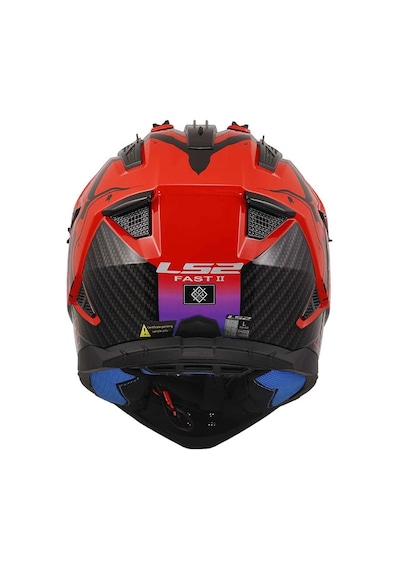 Ls2 Fast 2 Wash Kross Motosiklet Kaskı Kırmızı