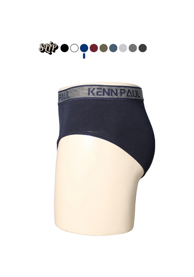 Kp Erkek Düz Pamuklu Lacivert Boxer Slip Boxer Lacivert