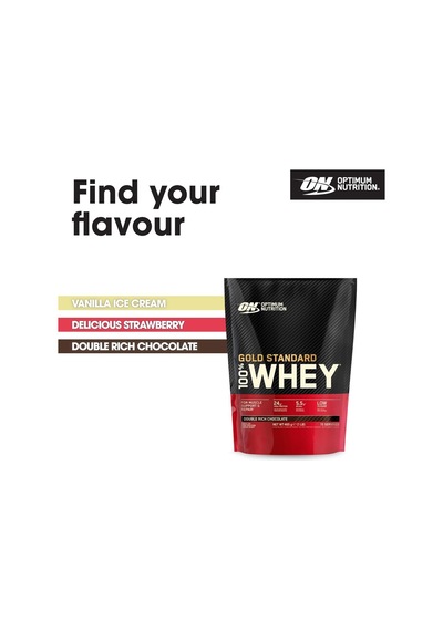 Optimum Nutrition 100% Whey Gs Chocolate Bag, 465 Gr