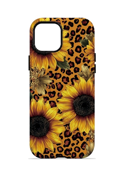 Velvoria Valestra Ay Çiçekli Leopar Apple iPhone Uyumlu 12 Pro Max Darbe Korumalı Kılıf Valestra Select - Ay Çiçekli Leopar