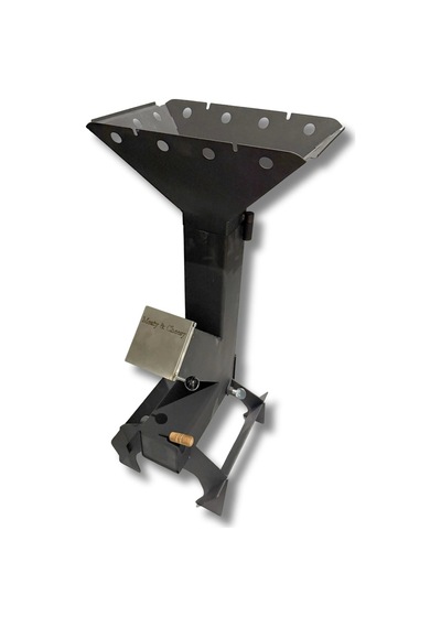 Çok Fonksiyonlu Izgaralı Roket Pelet Sobası Ve Odun Sobası - Rocket Grill