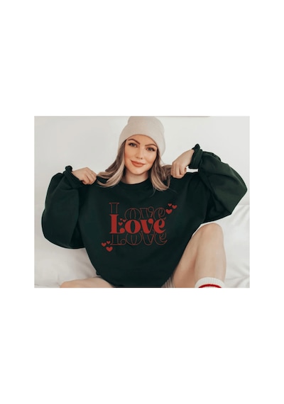 Magors Stıl-x Love Baskılı Oversıze Pamuklu Siyah Ve Kırmızı Renk Sevgiliye Özel Sweatshırt Siyah Magors Stıl-x Love Baskılı Oversıze Pamuklu Siyah Ve Kırmızı Renk Sevgiliye Özel Sweatshırt Siyah