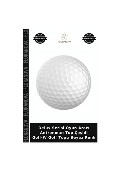 Delux Serisi Oyun Aracı Antrenman Top Çeşidi Golf-w Golf Topu Beyaz Renk