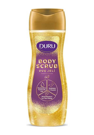 4 Adet Duru Body Scrub Gold Duş Jeli 450 Ml Diğer