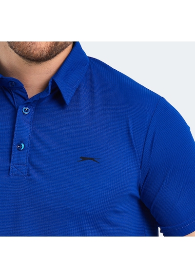Slazenger  Sloan Erkek Polo Yaka Saks Mavi Tişört