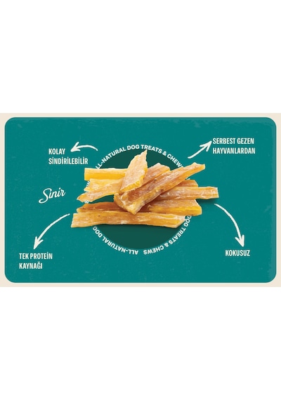 Baffs Naturals Dana Sinir Doğal Çiğnemelik Köpek Ödül Maması 100 G