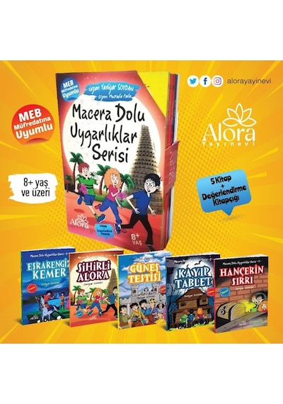 Macera Dolu Uygarlıklar-üç Kafadarın Macerası (8+ Yaş) 5 Kitap +değerlendirme Kiatbı