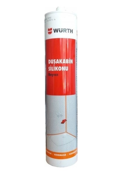 Beyaz Duşakabin Silikonu - 310 Ml Suya Dayanıklı Yüksek Kalite Renkli