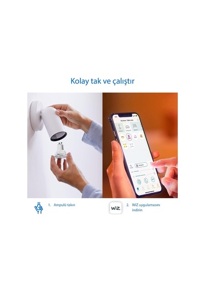 Smart Lighting Led Spot Ampul Gu10 Cam 50w Eşdeğer Rgb - Google Home, Alexa, Homekit Ve Matter Uyumlu Diğer