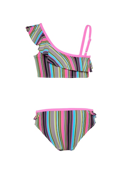 Toosalty Kız Çocuk Çok Renkli Siyah Çizgili Pembe Biyeli Bikini Takımı 25sg002st Çok Renkli Toosalty Kız Çocuk Çok Renkli Siyah Çizgili Pembe Biyeli Bikini Takımı 25sg002st Çok Renkli