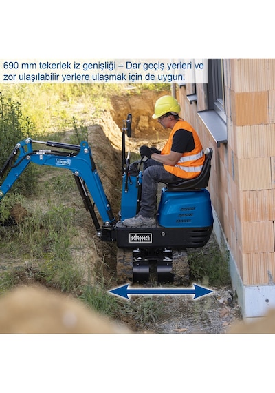Scheppach Mini Ekskavatör Exc815