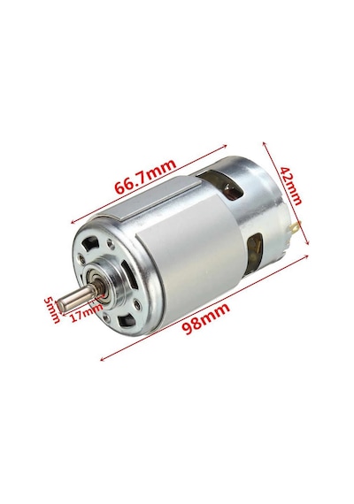 Rs775 Dc Motor 24V 15000 Rpm Rulmanlı Şarjlı Matkap Cnc Motor Rs775 Dc Motor 24V 15000 Rpm Rulmanlı Şarjlı Matkap Cnc Motor
