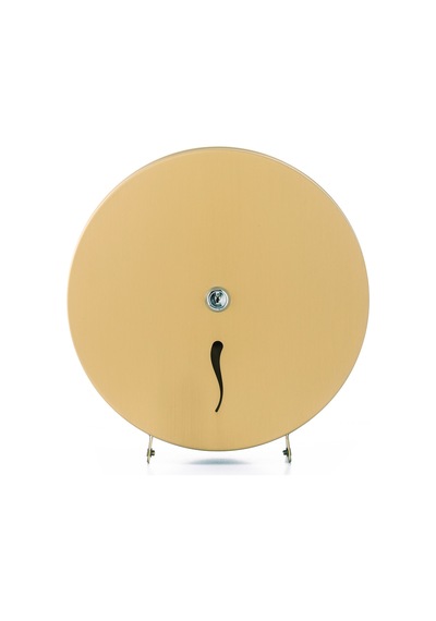 ARGESAN-Paslanmaz Çelik Jumbo Tuvalet Kağıtlığı MINI Q22 cm-ALTIN
