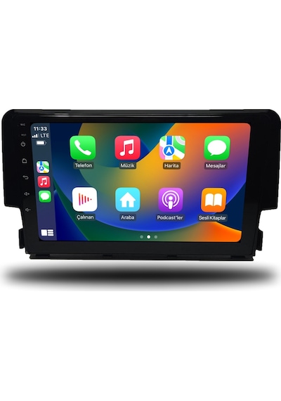 Navico Honda Civic Fc5 Android Carplay Multimedya 2016-2020 4gb Ram + 64gb Hafıza + 8 Çekirdek