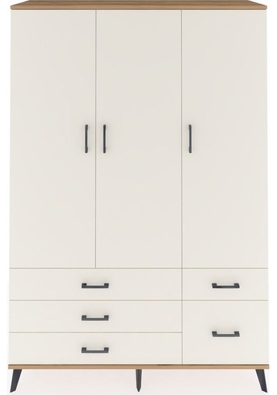 Hyperion Dolap 5 Raflı 5 Çekmeceli Tek Askılı 132x44x195 Çam-aytaşı/aytaşı Aytası/aytası Hyperion Dolap 5 Raflı 5 Çekmeceli Tek Askılı 132x44x195 Çam-aytaşı/aytaşı Aytası/aytası