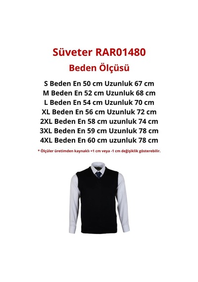 Modarar Erkek Lacivert Yünlü Süveter Normal Kesim Rar01480