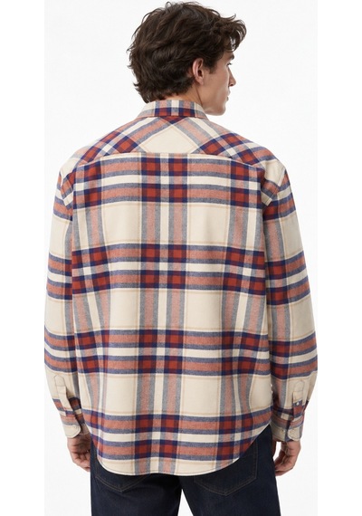 Lacoste Men's Relaxed Fit Button-down Linen Shirt Rahat Kesim Pamuklu Kareli Erkek Çıt Çıt Düğmeli Gömlek Turuncu-krem Krem-turuncu Lacoste Men's Relaxed Fit Button-down Linen Shirt Rahat Kesim Pamuklu Kareli Erkek Çıt Çıt Düğmeli Gömlek Turuncu-krem Krem-turuncu