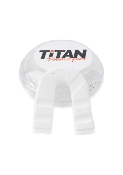 Titan Sport Silikon Dişlik Boks, Kickboks Muay Beyaz Dişlik + Saklama Kabı Çok Renkli