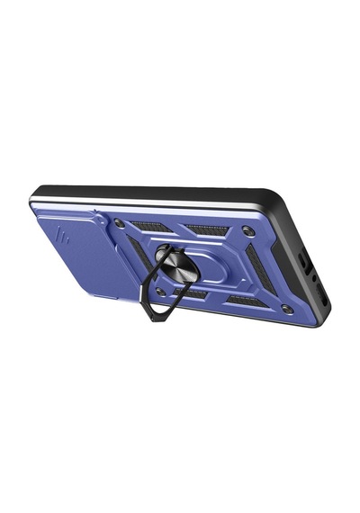 Redmi Note 14 4g Pars Lens Yüzüklü Silikon - Lacivert Bz8683140879440