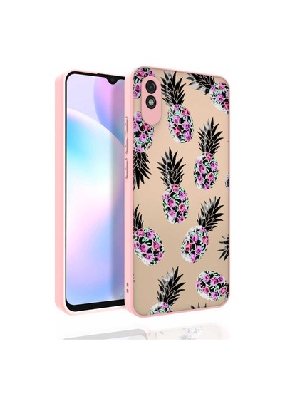 Nourthkiingdom Redmi 9a Kılıf Desenli Kamera Korumalı Parlak Nrtk Nora Kapak - No2 NO2