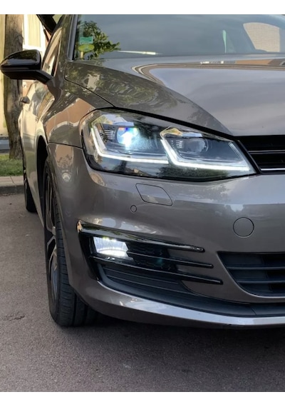 Volkswagen Golf 7 Gtı Model Sis Farı Çerçeve Kaplama Pıano Black