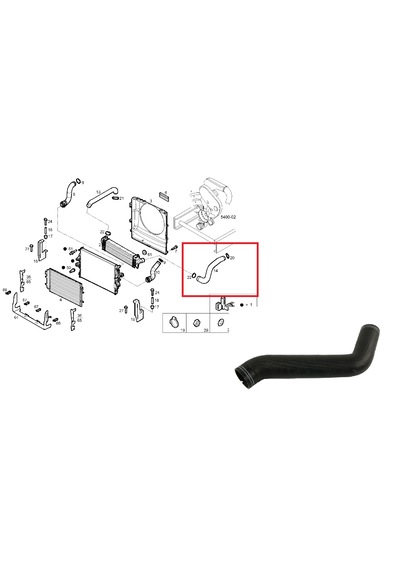 Iveco-daıly-hortum, Intercooler E5-e6d-e
