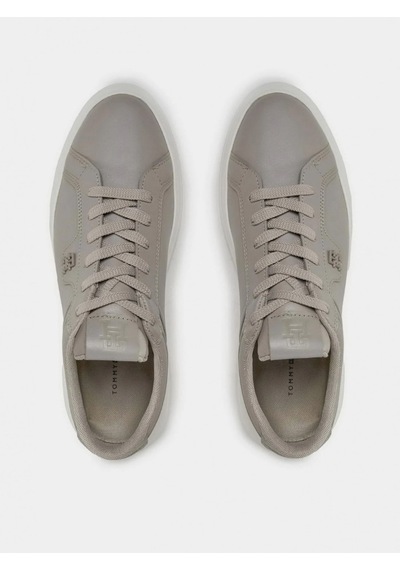 Tommy Hilfiger Court Sneakers Cigar Fw0fw07460-pkb Kadın Spor Ayakkabı Açık Gri