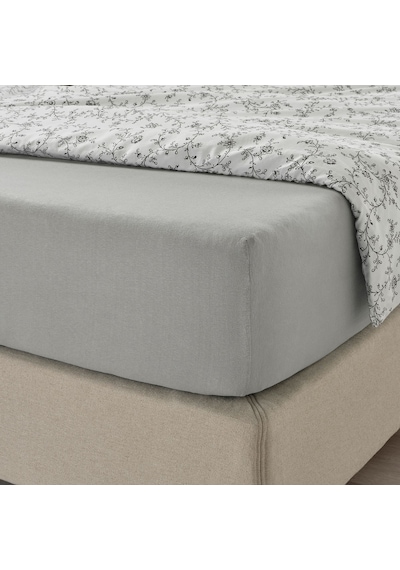 Ikea Varvıal Tek Kişilik Çarşaf 90 X 200 Cm Gri