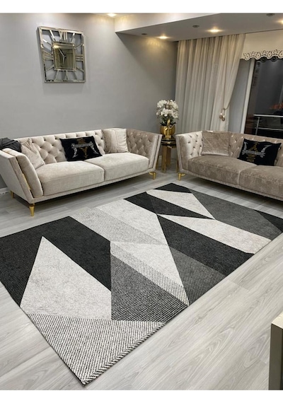 Ideal Kadife 4 M2 Ve 6 M2 Seçenekli Lastikli Halı Örtüsü 345 Ort345