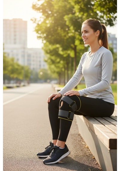 Patella Ve Ligament Destekli Dizlik Ayarlanabilir Ortopedik Dizlik
