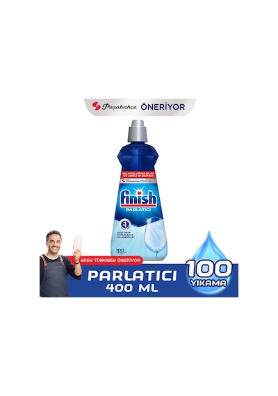 Finish Parlatıcı 400 ML + Makine Temizleyici 250 ML + Özel Tuz 550 G