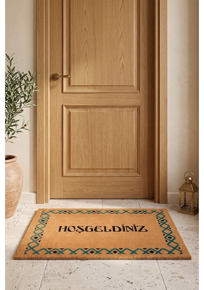 Villadia Home Textile Kapı Önü Paspası Kaymaz Taban Dekoratif Paspas Ev Giriş Antre İç Ve Dış Mekan Paspası 45x70 Cm 11ypycoco